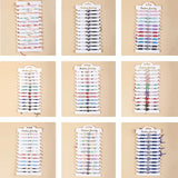 12pcs Multi-style Bracelet Set Eye Heart Turtle Braid