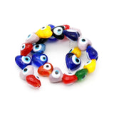Heart Evil Eyes Glass Beads DIY Jewelry Making 120 pcs