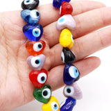 Heart Evil Eyes Glass Beads DIY Jewelry Making 120 pcs