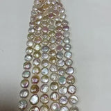 14-16mm AA Natural Freshwater Coin Shape Loose Pearl