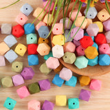 14MM Hexagon Silicone Beads Baby Teether DIY Necklace BPA