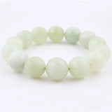 14mm Weathered Agat Bracelets Rutilated Quartz Stone Bracelet