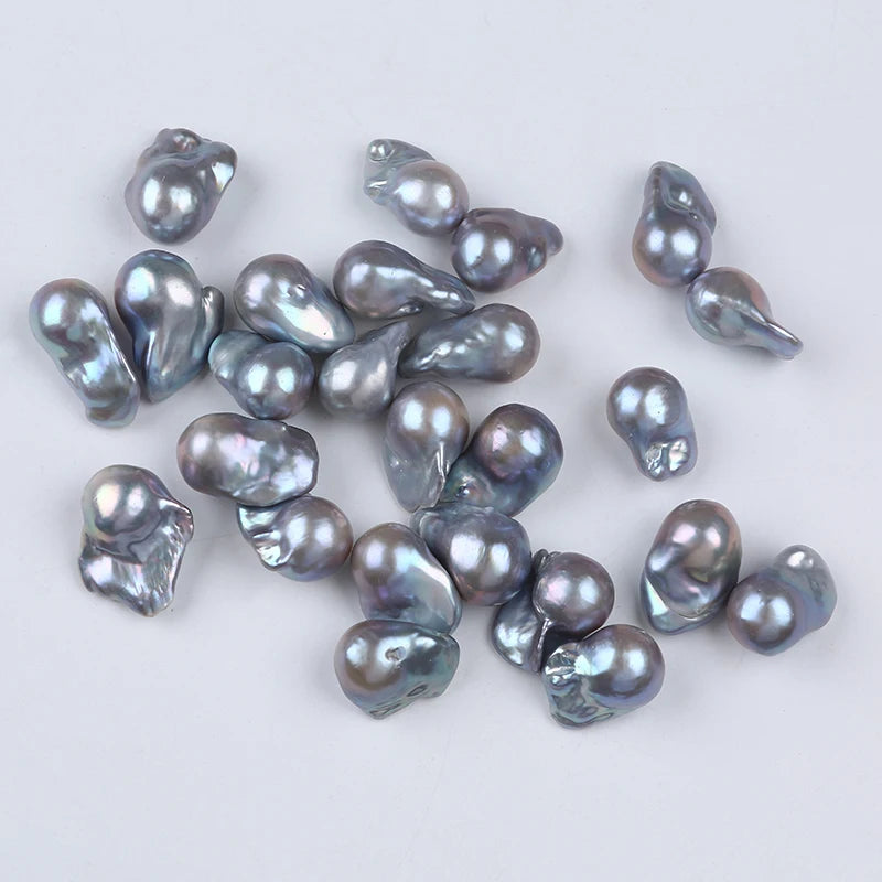 15-20mm Gray Baroque Freshwater Pearls