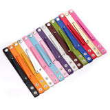 High Leather Bracelet&Bangles DIY Snaps Jewelry fit 18mm Snap Button