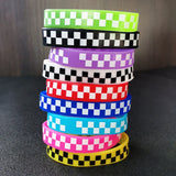 15Pcs Silicone Wristband Music Party Bracelet Women Girl Love Print Jewelry