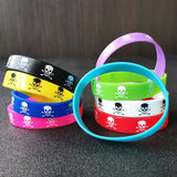 15Pcs Silicone Wristband Music Party Bracelet Women Girl Love Print Jewelry