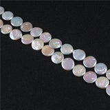 16-17mm Coin Shape AA Natural Freshwater Loose Pearl