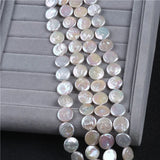 16-17mm Coin Shape AA Natural Freshwater Loose Pearl