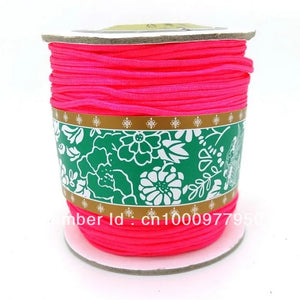 Neon Rose Macrame Nylon Thread Cord - 1.5mm - 165yard/Roll - Jewelry Making