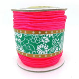 Neon Rose Macrame Nylon Thread Cord - 1.5mm - 165yard/Roll - Jewelry Making