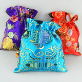 Chinese Wind Brocade Silk Jewelry Bag 4pc/lot (Many Mixture)