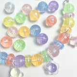 16mm Acrylic Section Earth Mermaid Jewelry Loose Beads