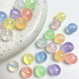 16mm Acrylic Section Earth Mermaid Jewelry Loose Beads