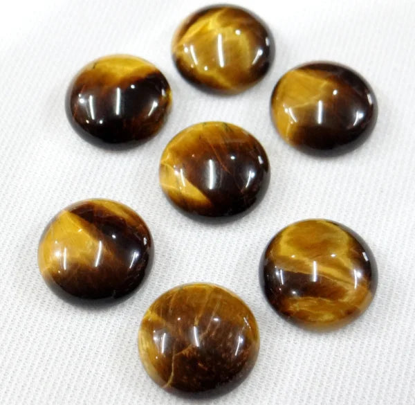 16mm Tiger Eye Stone Half Round Cabochons 50pcs/lot