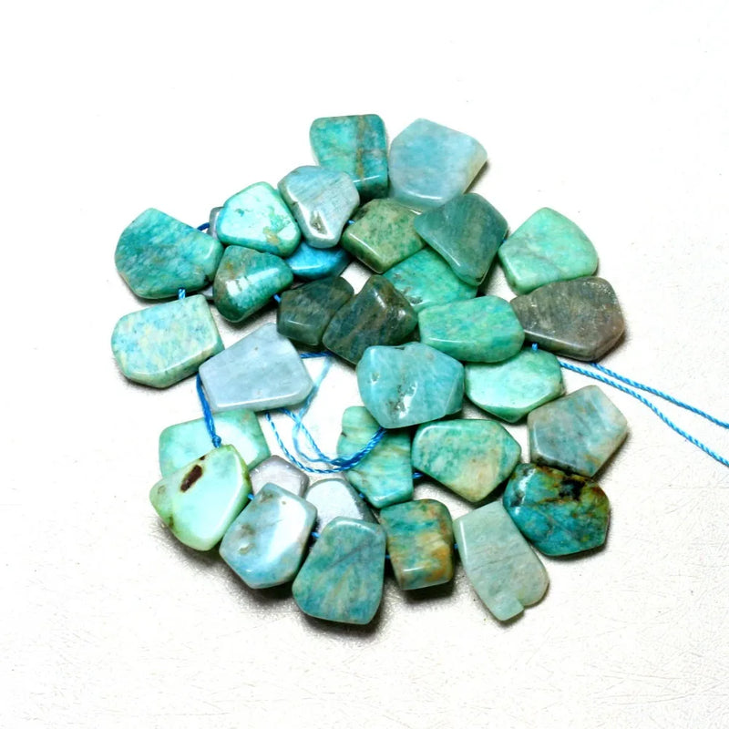 18-20mm Natural Amazonite Stone Beads DIY Necklace Bracelet 15''