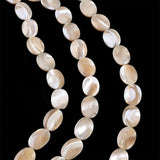 Mother of Pearl Shell Flat Round Beads 18*25mm for Jewelry Making DIY