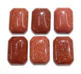 Natural Tiger Eye Stone Crystal Sands Opal Agates Cabochons Rectangle Beads