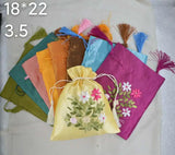 Silk Embroidery Jewelry Pack Bags 3pc/lot (Assorted Colors)
