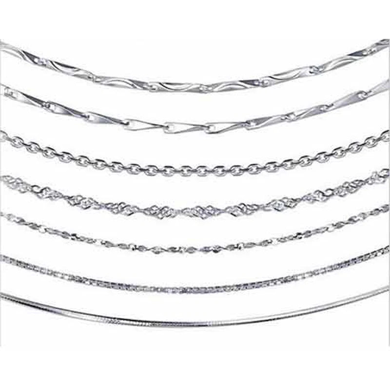 18" 925 Sterling Silver Chain - Various Styles