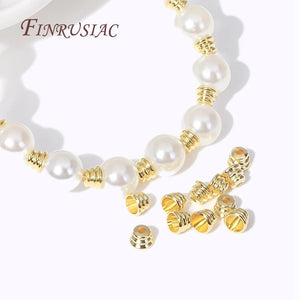18K Plated Small Bead Caps Cone Jewelry Making Tassel Cap DIY Accessories