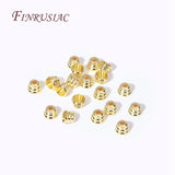18K Plated Small Bead Caps Cone Jewelry Making Tassel Cap DIY Accessories