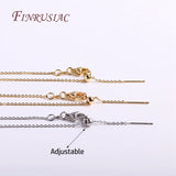 18K Plated Thin Chains for Jewelry Making Supplies
