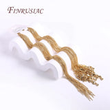 18K Plated Thin Chains for Jewelry Making Supplies