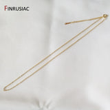 18K Real Plated Chain for Necklace Making, 1.6mm Thickness