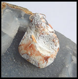 Nugget Agate Pendant Women Pendant 60x45x17mm 41.6g