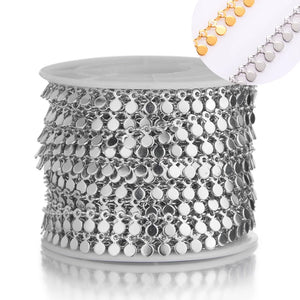 Stainless Steel Water Drop Chains for DIY Necklaces Making