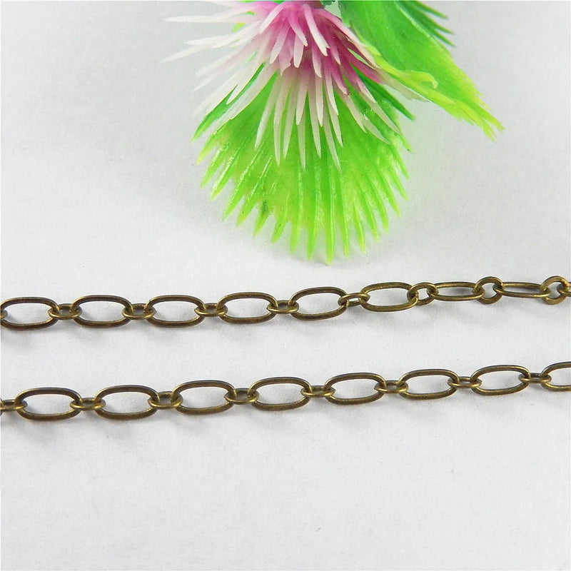 Vintage Antique Bronze Plated Copper Rope Necklace Bracelet