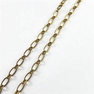 Vintage Antique Bronze Plated Copper Rope Necklace Bracelet