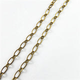 Vintage Antique Bronze Plated Copper Rope Necklace Bracelet