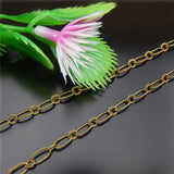 Vintage Antique Bronze Plated Copper Rope Necklace Bracelet