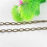 Vintage Antique Bronze Plated Copper Rope Necklace Bracelet