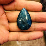 Natural Apatite Drop Bead Pendant Healing Stone 30mm