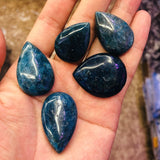 Natural Apatite Drop Bead Pendant Healing Stone 30mm