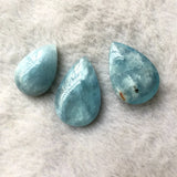 100% Natural Aquamarine Bead Pendant, Healing Gemstone Pendant