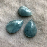100% Natural Aquamarine Bead Pendant, Healing Gemstone Pendant