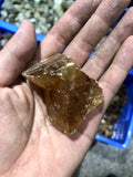 1pcs Natural Brown Calcite Stone 30mm+ Raw Mineral Specimen Display