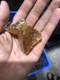 1pcs Natural Brown Calcite Stone 30mm+ Raw Mineral Specimen Display