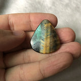 Tiger Eye Stone Guitar Pick, Crystal Bead Fighter Guitar Pick