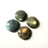 Labradorite Bead Pendant Cabochon Healing Gem Stone 30mm Round CAB
