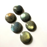 Labradorite Bead Pendant Cabochon Healing Gem Stone 30mm Round CAB