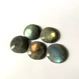 Labradorite Bead Pendant Cabochon Healing Gem Stone 30mm Round CAB