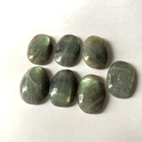 Green Flash Labradorite Bead Pendant Cabochon 20x30mm Oval Cabs