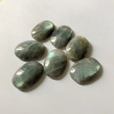 Green Flash Labradorite Bead Pendant Cabochon 20x30mm Oval Cabs