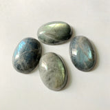 Green Flash Labradorite Bead Pendant Cabochon 22x33mm Oval Cabs