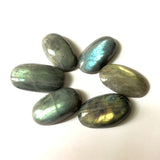 Labradorite Bead Pendant Cabochon 20x32mm Oval Healing Gem Stone