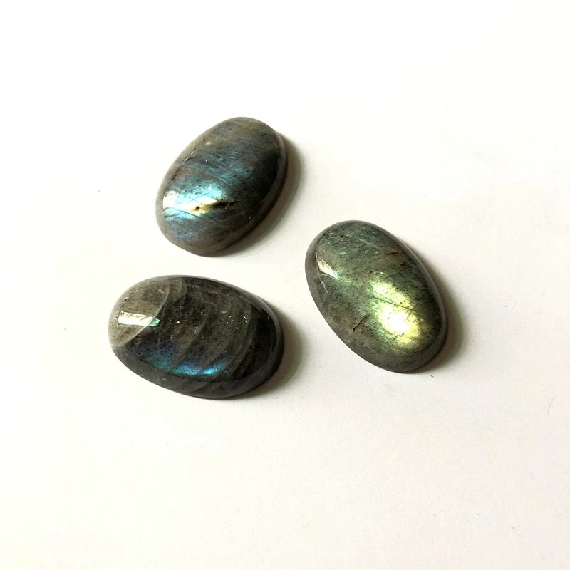 Labradorite Bead Pendant Cabochon Healing Gem Stone 22x32mm Oval Cabs